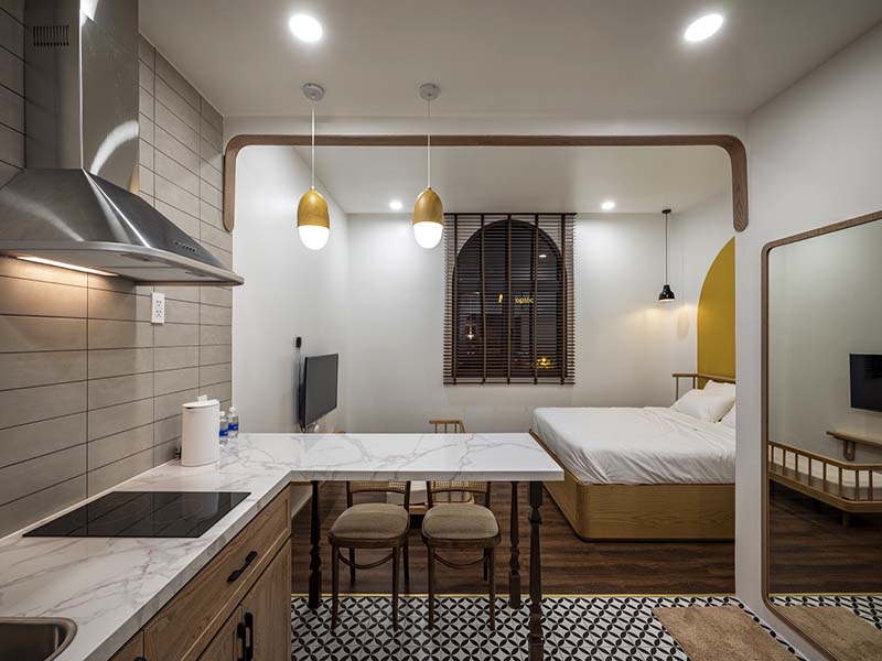 Studio serviced apartment for rent on Tan Vien Street, Tan Binh District, Ho Chi Minh City