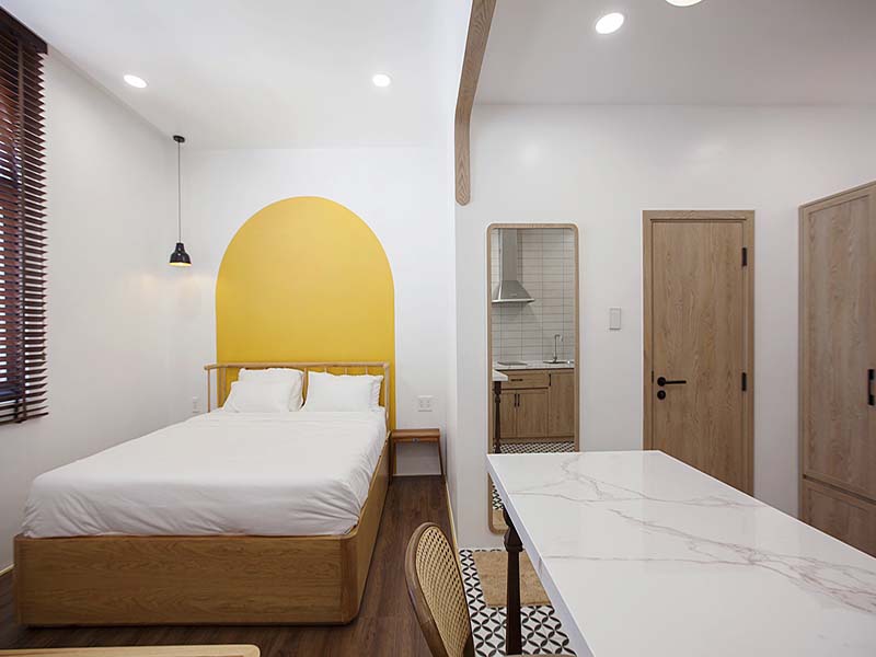 Studio serviced apartment for rent on Tan Vien Street, Tan Binh District, Ho Chi Minh City
