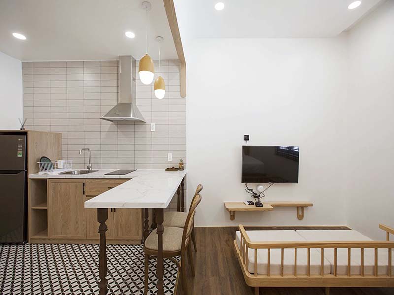 Studio serviced apartment for rent on Tan Vien Street, Tan Binh District, Ho Chi Minh City