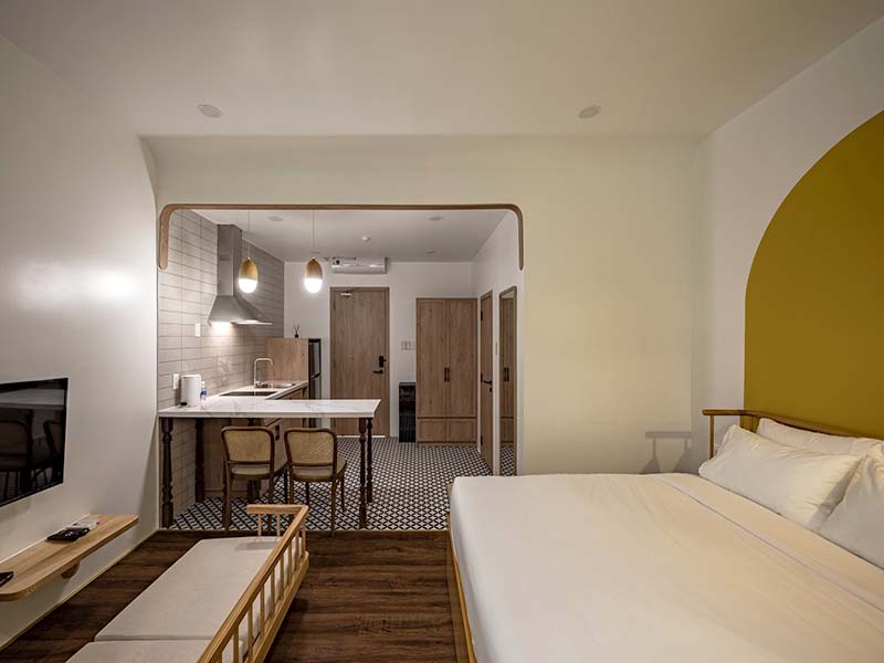 Studio serviced apartment for rent on Tan Vien Street, Tan Binh District, Ho Chi Minh City