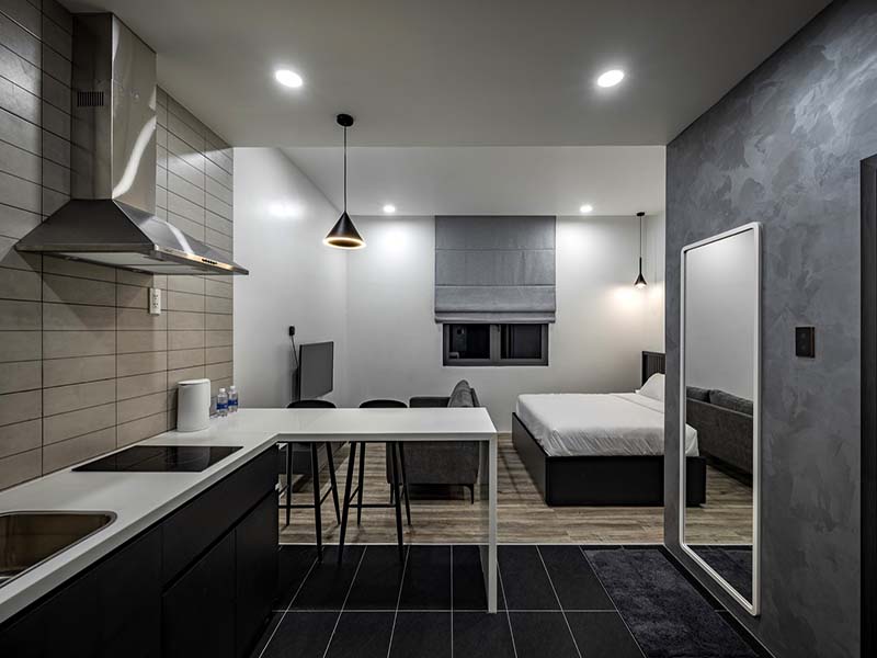 Studio serviced apartment for rent on Tan Vien Street, Tan Binh District, Ho Chi Minh City