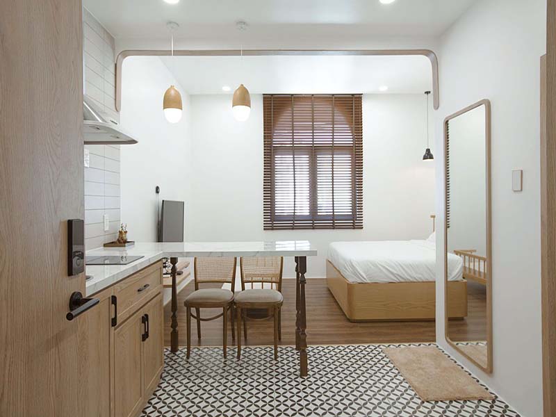 Studio serviced apartment for rent on Tan Vien Street, Tan Binh District, Ho Chi Minh City