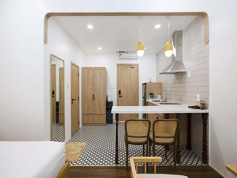 Studio serviced apartment for rent on Tan Vien Street, Tan Binh District, Ho Chi Minh City