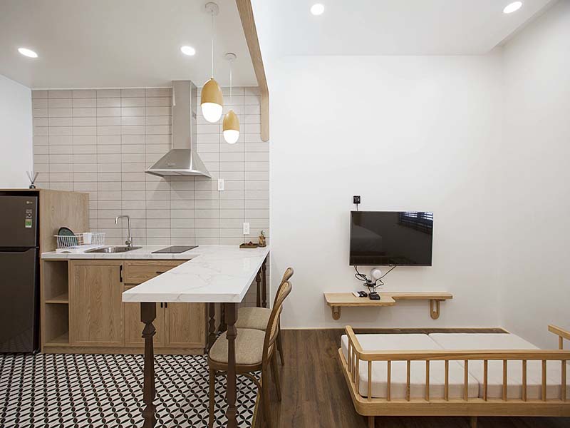 Studio serviced apartment for rent on Tan Vien Street, Tan Binh District, Ho Chi Minh City