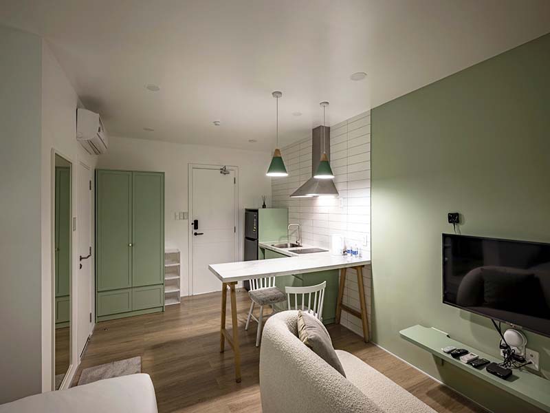 Unique serviced apartment for rent on Tan Vien Street, Tan Binh District, Ho Chi Minh City