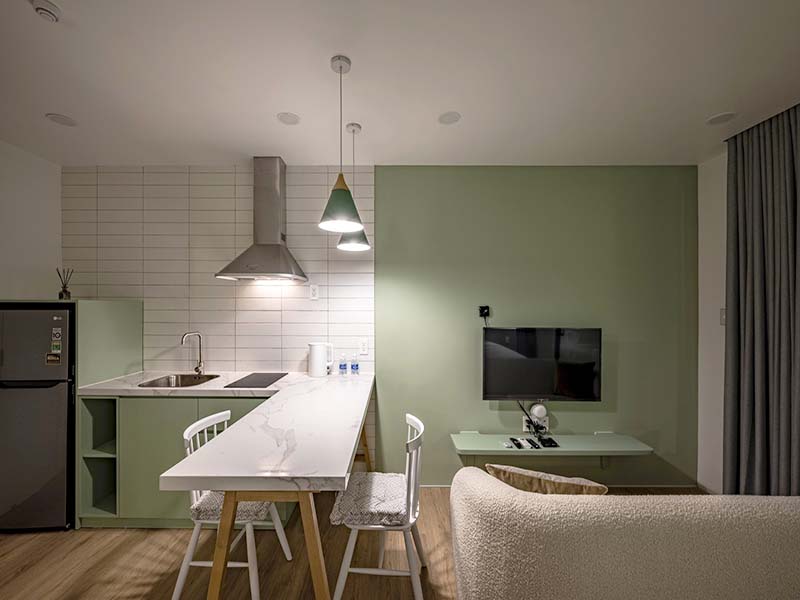 Unique serviced apartment for rent on Tan Vien Street, Tan Binh District, Ho Chi Minh City