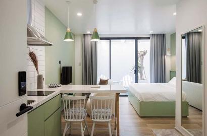 Unique serviced apartment for rent on Tan Vien Street, Tan Binh District, Ho Chi Minh City