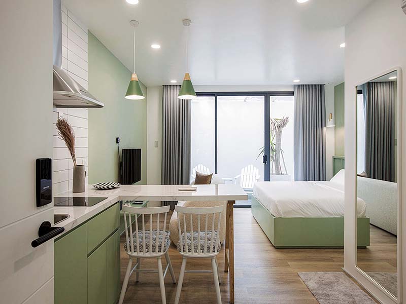 Unique serviced apartment for rent on Tan Vien Street, Tan Binh District, Ho Chi Minh City