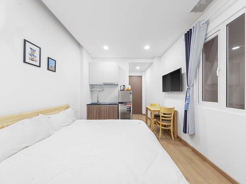 Cheap studio serviced apartment renting in District 3 NKKN Street