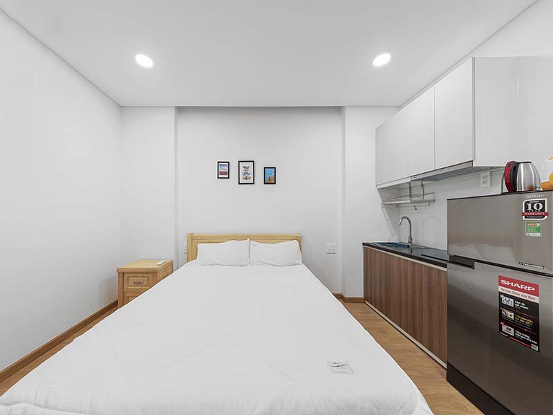 Cheap studio serviced apartment renting in District 3 NKKN Street
