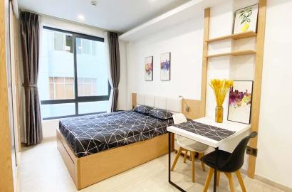 Cheap studio seviced apartment for lease on Nguyen Thi Minh Khai Street, Dakao Ward