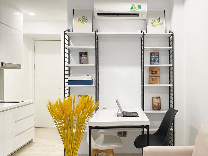 Bright studio serviced apartment need renting in Dakao Ward District 1