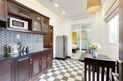 Rustic serviced apartment leasing in Tan Dinh Ward District 1