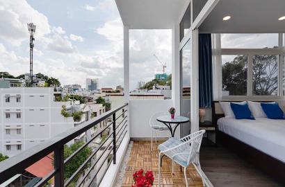 Vintage retro serviced apartment for rent on Nguyen Phi Khanh Street, Tan Dinh Ward, District 1