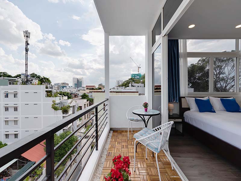 Vintage retro serviced apartment for rent on Nguyen Phi Khanh Street, Tan Dinh Ward, District 1