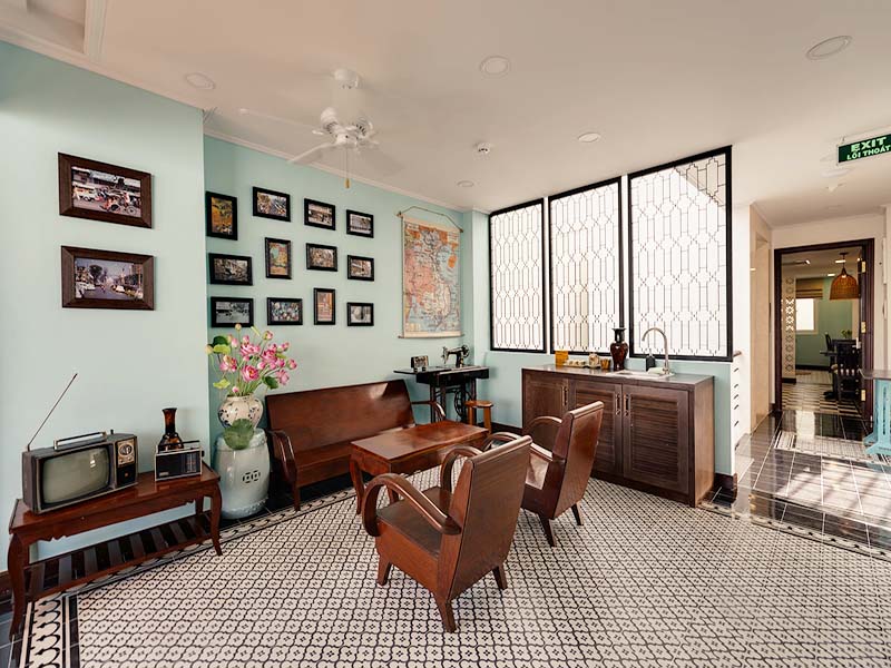 Vintage retro serviced apartment for rent on Nguyen Phi Khanh Street, Tan Dinh Ward, District 1