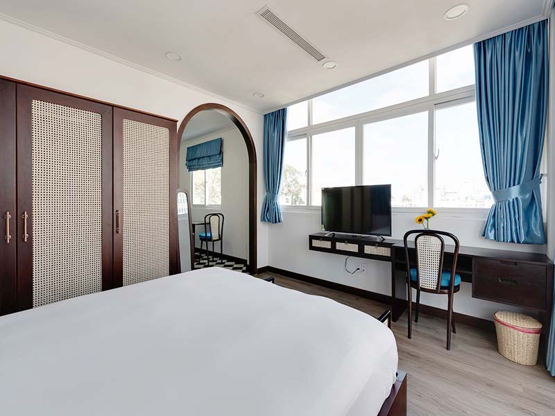 Vintage retro serviced apartment for rent on Nguyen Phi Khanh Street, Tan Dinh Ward, District 1