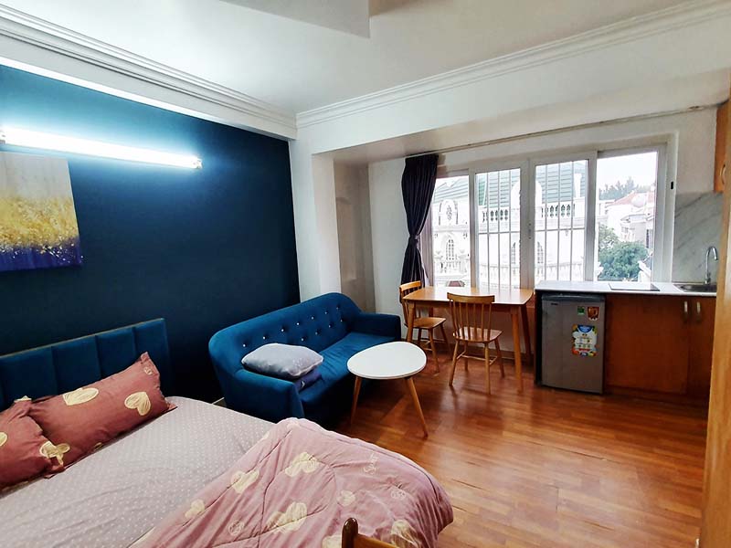Studio serviced apartment rental in Trung Son Area next to RMIT District 7