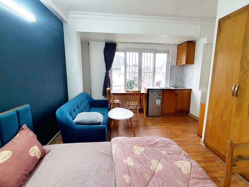 Studio serviced apartment rental in Trung Son Area next to RMIT District 7
