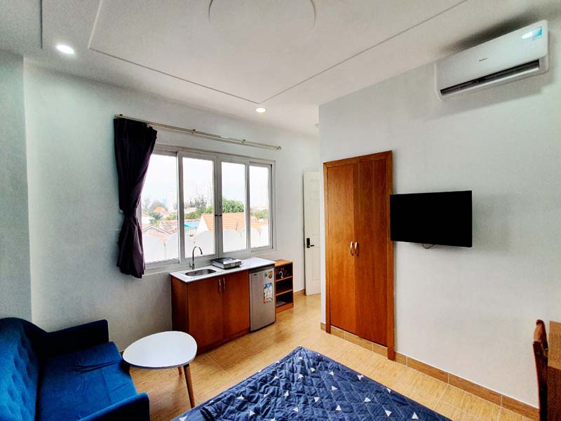 Studio serviced apartment rental in Trung Son Area next to RMIT District 7
