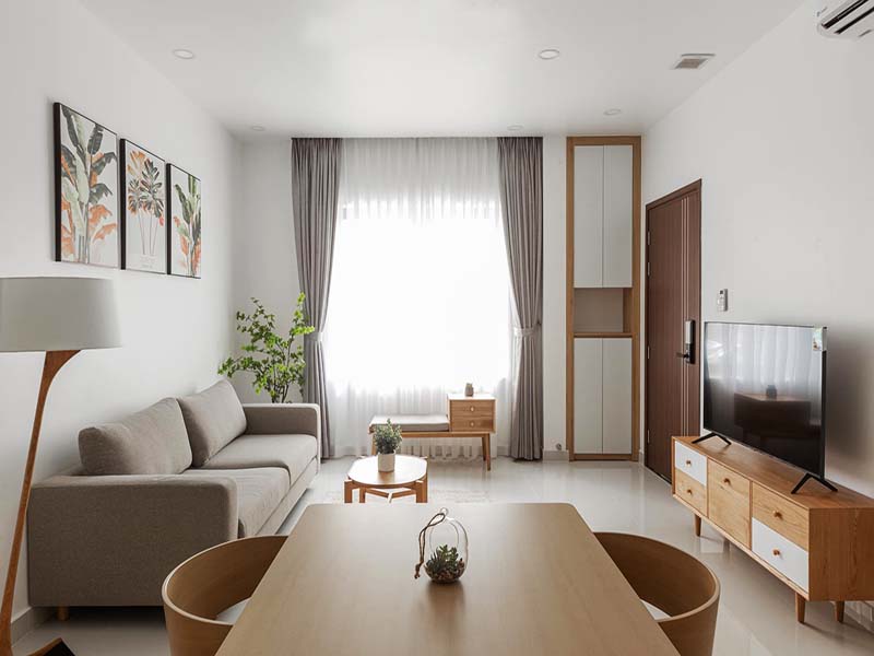  Spacious 2 bedrooms serviced apartment for rent on Thao Dien Ward, District 2, Thu Duc City