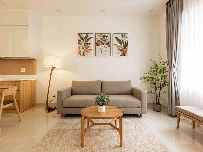  Spacious 2 bedrooms serviced apartment for rent on Thao Dien Ward, District 2, Thu Duc City
