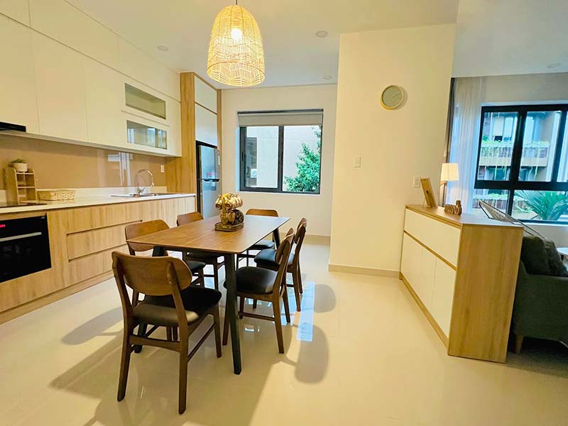 Three bedroom serviced flat renting in Thao Dien Area, Thu Duc City, next to BIS