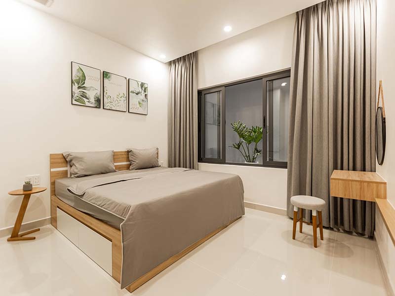 Three bedroom serviced flat renting in Thao Dien Area, Thu Duc City, next to BIS