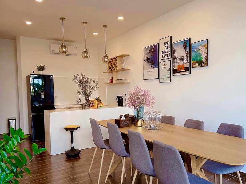 Three bedroom serviced flat renting in Thao Dien Area, Thu Duc City, next to BIS