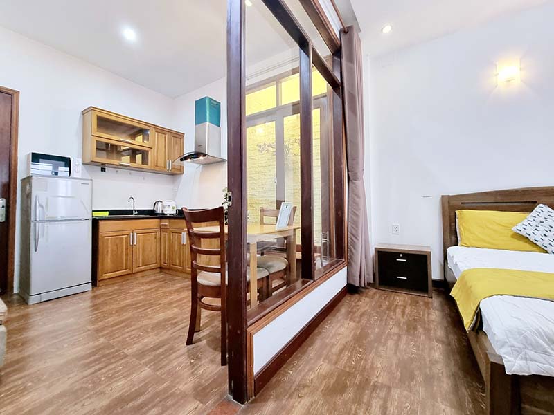 Serviced apartment renting on Nguyen Dinh Chieu Street Dakao Ward District 1