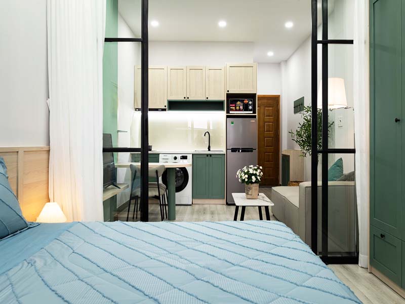 Nice serviced apartment for rent on Phan Dinh Phung Street Phu Nhuan District