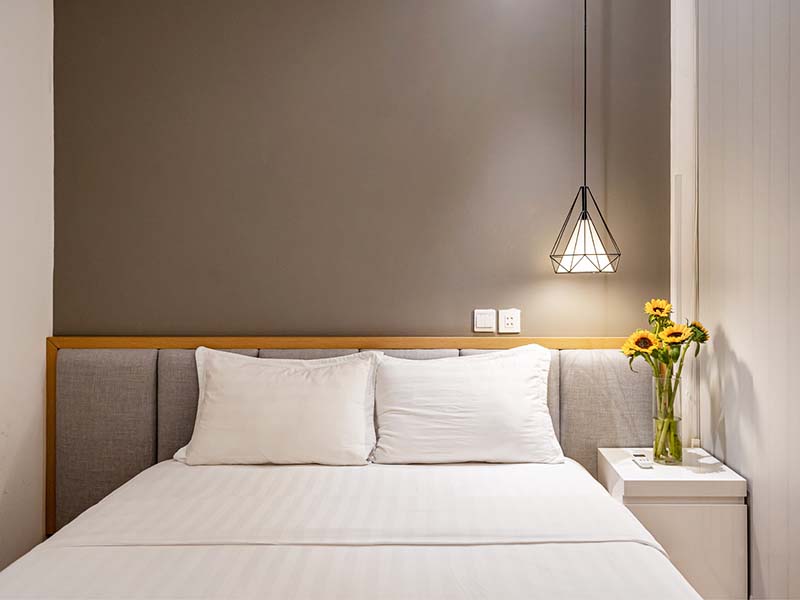 Two bedrooms serviced apartment for rent in Tan Binh District Song Day Street