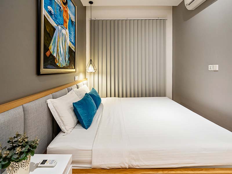 Two bedrooms serviced apartment for rent in Tan Binh District Song Day Street