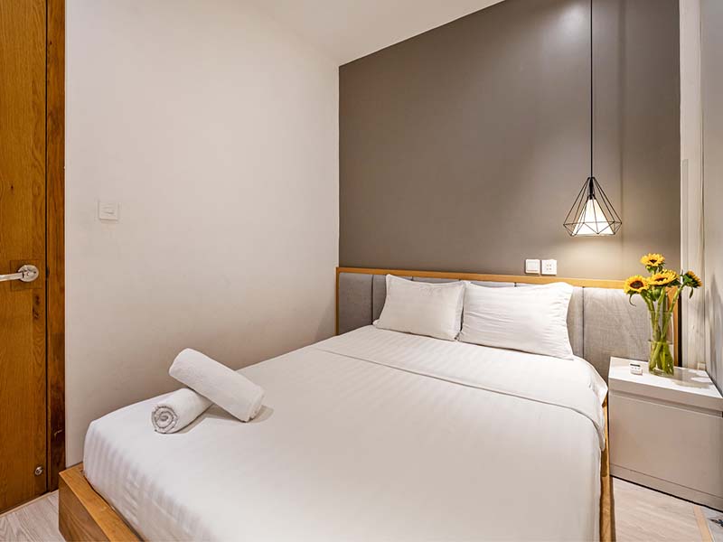 Two bedrooms serviced apartment for rent in Tan Binh District Song Day Street