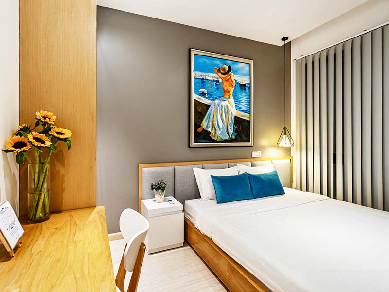 Two bedrooms serviced apartment for rent in Tan Binh District Song Day Street