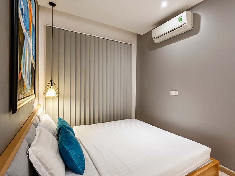 Two bedrooms serviced apartment for rent in Tan Binh District Song Day Street