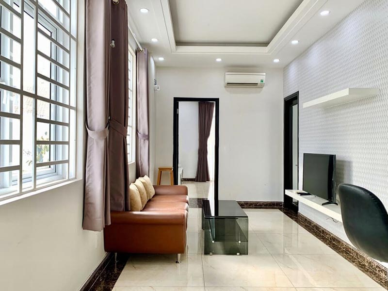 Windy serviced apartment leasing in Binh Thanh District next to Saigon Zoo