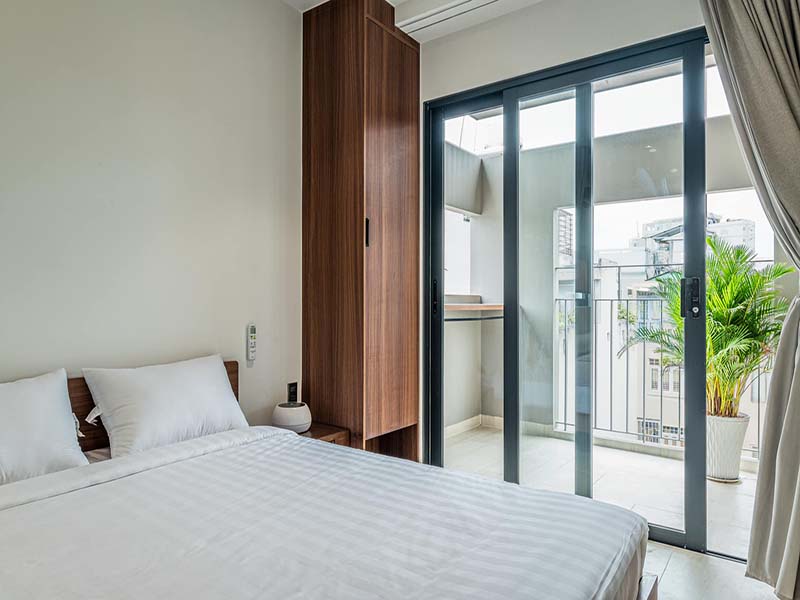 Brandnew serviced apartment for lease on Co Bac Street Phu Nhuan urban District