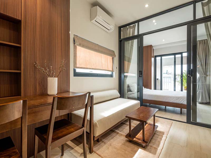 Brandnew serviced apartment for lease on Co Bac Street Phu Nhuan urban District