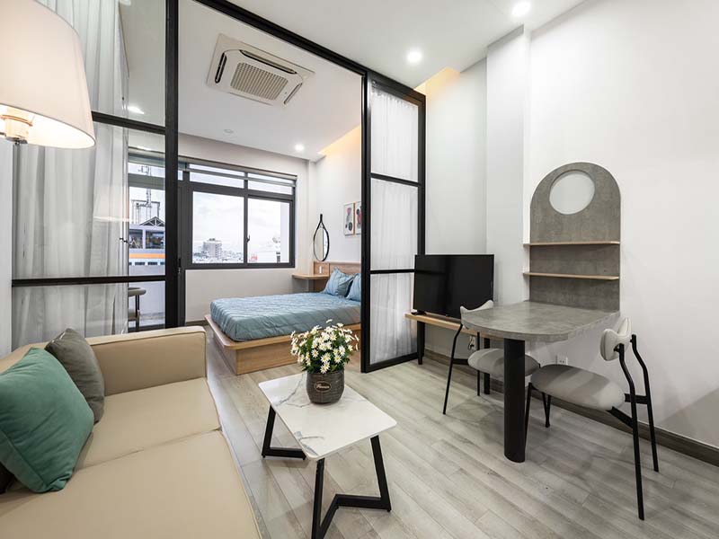 One bedroom serviced apartment for lease on Phan Dinh Phung Street Phu Nhuan District