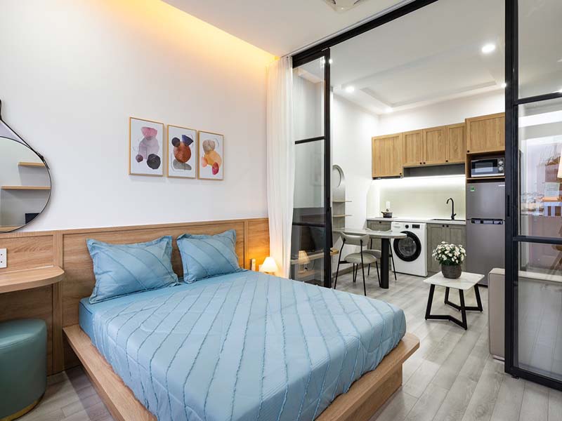 One bedroom serviced apartment for lease on Phan Dinh Phung Street Phu Nhuan District