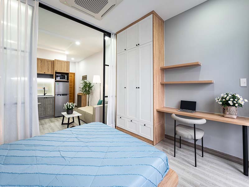 One bedroom serviced apartment for lease on Phan Dinh Phung Street Phu Nhuan District