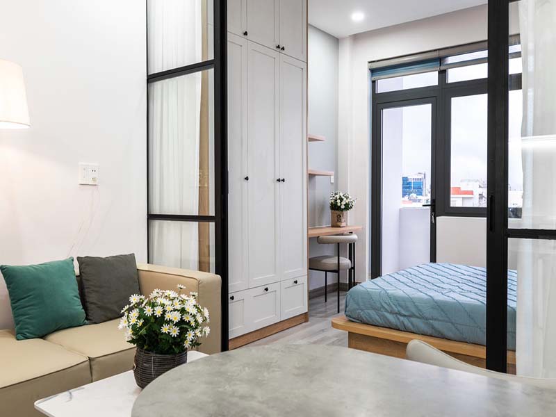 One bedroom serviced apartment for lease on Phan Dinh Phung Street Phu Nhuan District