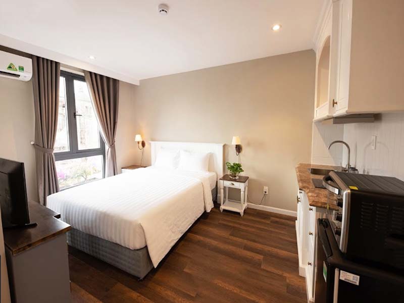 Nice studio serviced apartment renting in Thanh My Loi Ward District 2, Thu Duc City
