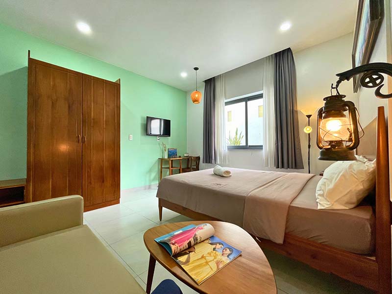 Serviced apartment renting in Tan Dinh District Nguyen The Loc Street