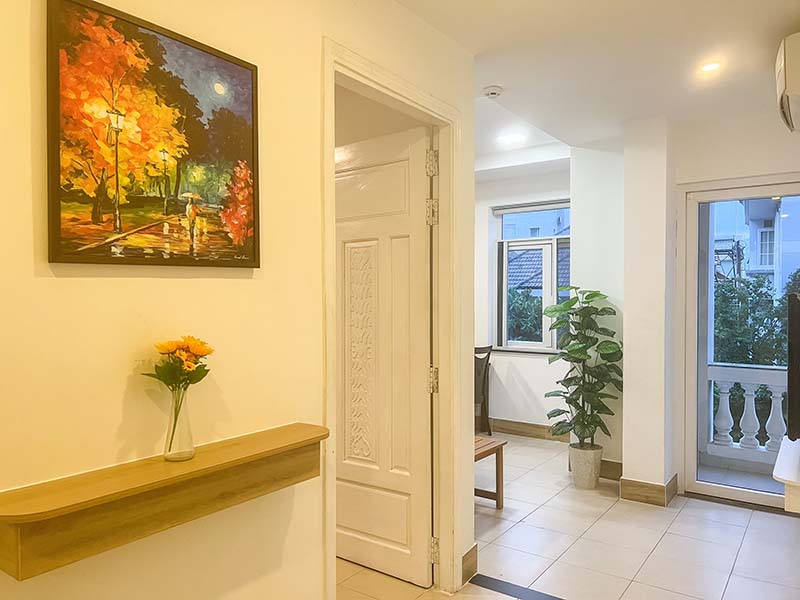 Two bedrooms serviced apartment for rent on  Thao Dien area Thu Duc City Nguyen Van Huong Street