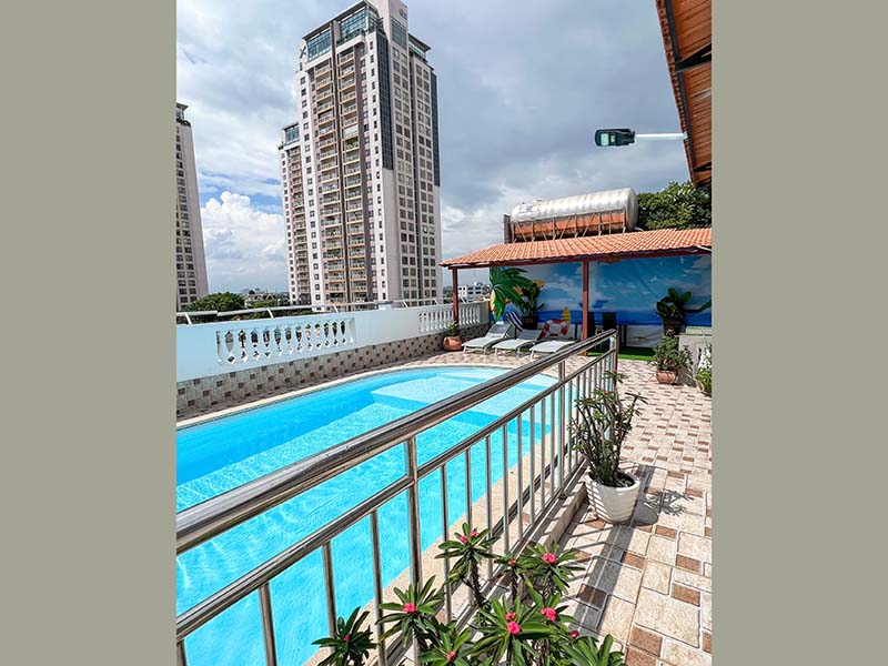 Two bedrooms serviced apartment for rent on  Thao Dien area Thu Duc City Nguyen Van Huong Street