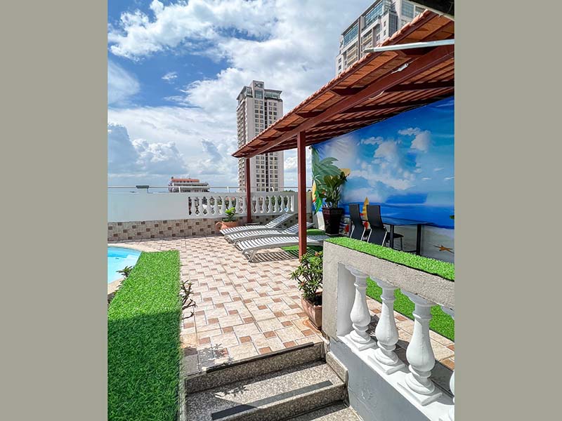 Two bedrooms serviced apartment for rent on  Thao Dien area Thu Duc City Nguyen Van Huong Street