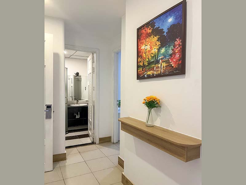 Two bedrooms serviced apartment for rent on  Thao Dien area Thu Duc City Nguyen Van Huong Street