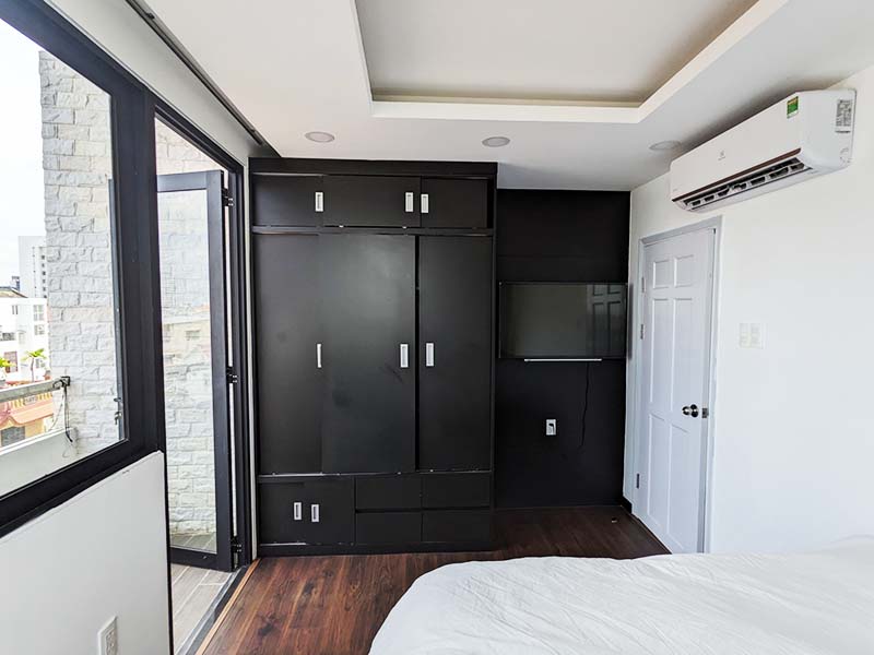 SGhome serviced apartment renting in Binh Thanh District Nguyen Duy Street.